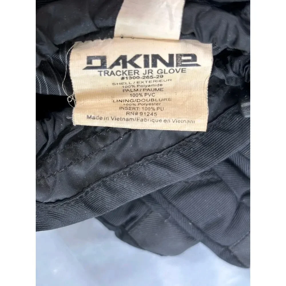 Dakine Tracker Jr Glove Snow Winter Ski-Size Kids L Black 1300-265-29